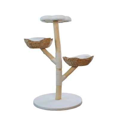 Pokok kucing dengan kusyen